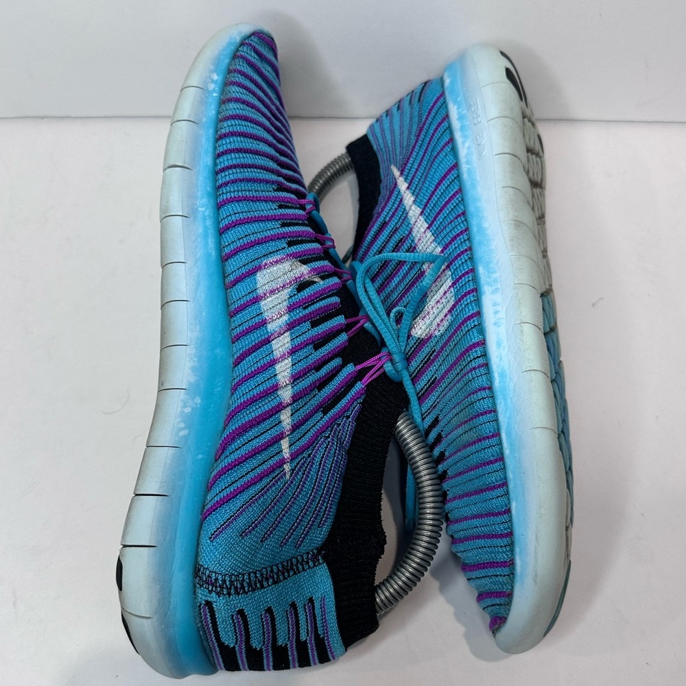 Nike blue purple and Black Athletic Shoes - Picture 2 of 7